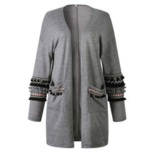Load image into Gallery viewer, 2019 Autumn Long Cardigan Women Sweaters Ladies Long Sweater Women Knitted Sweater Female Long Sleeve Loose Cardigans Coat